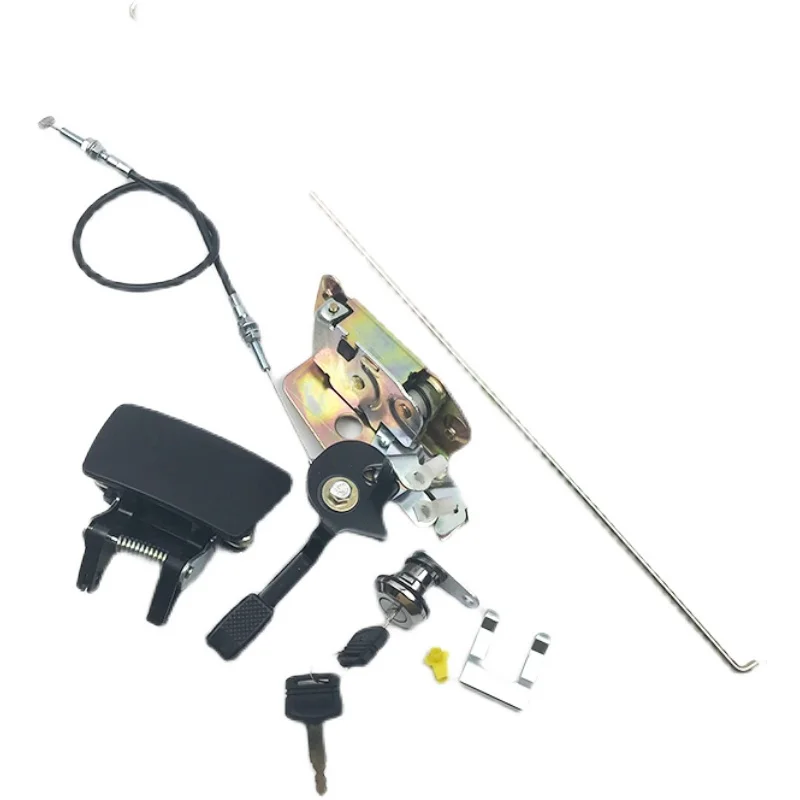 

Excavator accessories for Hitachi ZAX60 70 cab door lock assembly inside and outside handle lock cylinder lock block pull wire