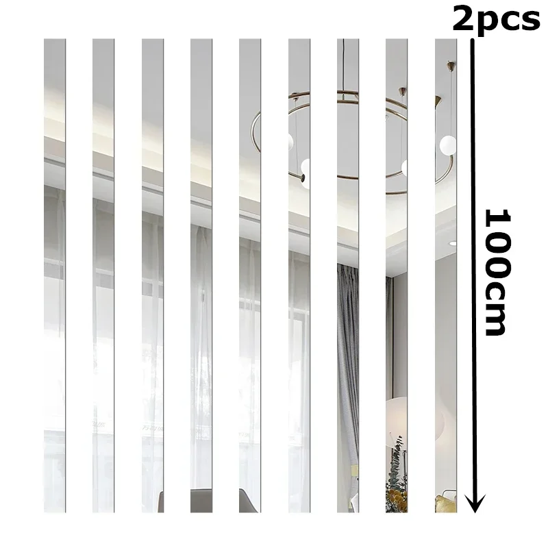 

Зеркальные наклейки на стену, акрил, 6 цветов