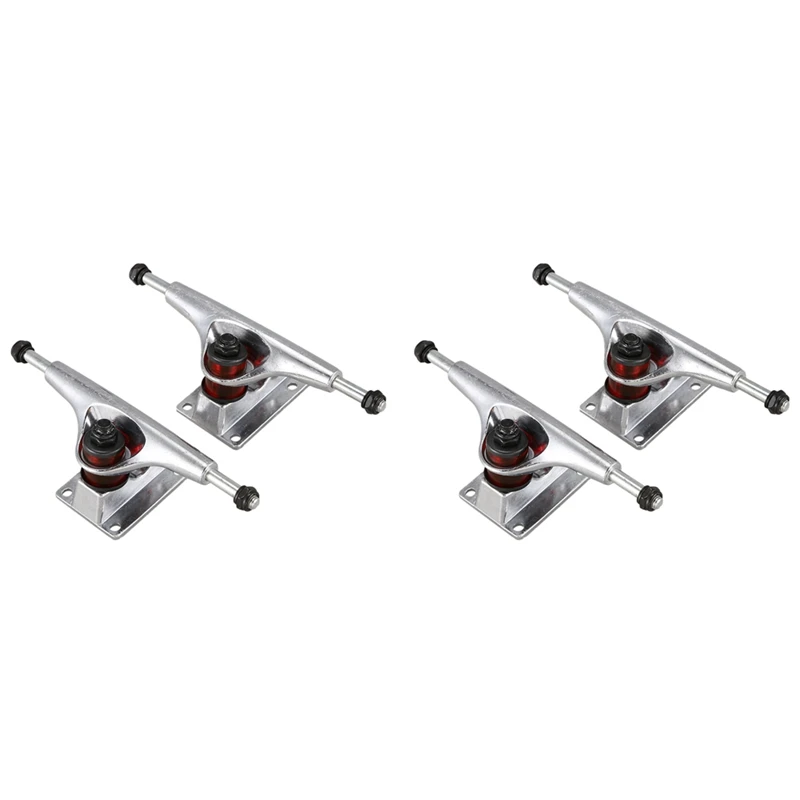 

Top!-4X Universal 5Inch Skateboard Trucks Bracket Longboard Truck Bridge Skate Board Truck Bracket