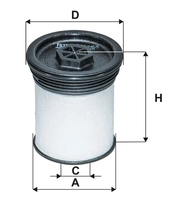 

Дизельный фильтр PE946/6 CHEROKE 2,8 10 10/GRAND CHEROKEE 10 CRD 10 CAPTIVA ANTARA 12 14