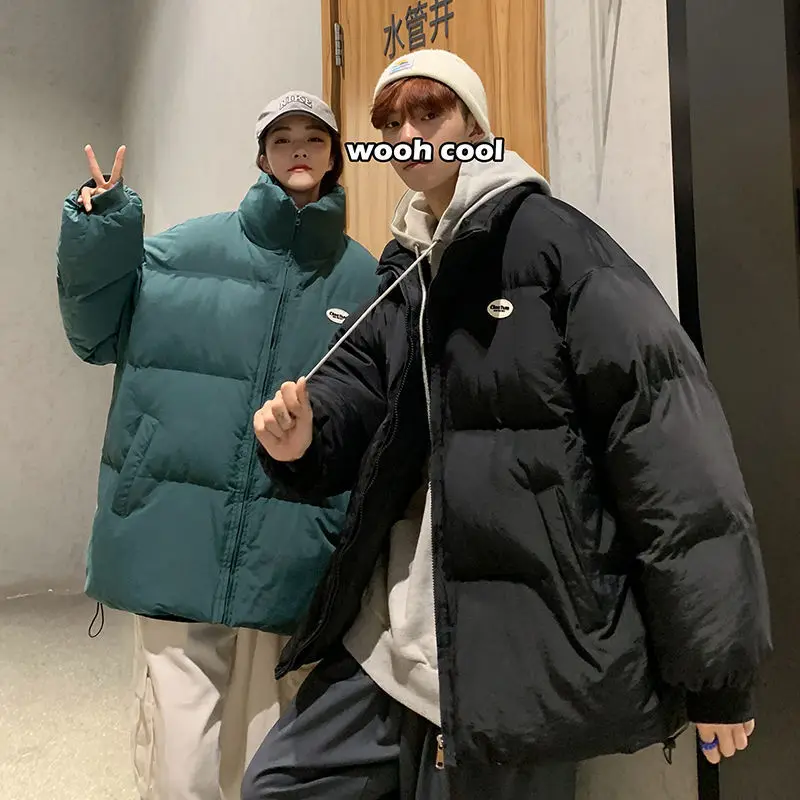 

Зимний костюм хлеба 2021, зимняя парная куртка для лица для мужчин и женщин, Повседневная модная брендовая плотная Теплая стеганая куртка в ст...