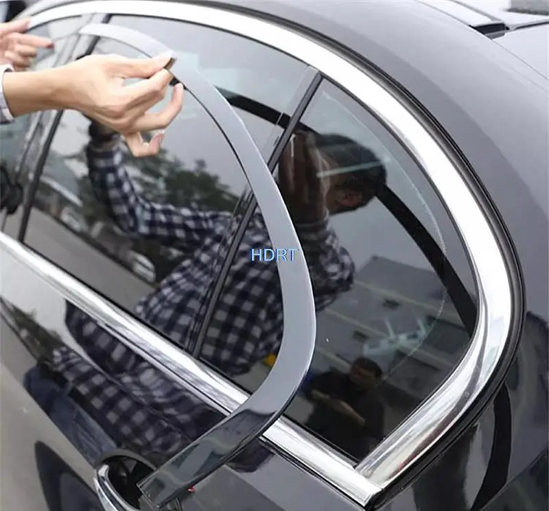 Наклейка стеклянная литье крышка черная оконная полоса отделка рамка для BMW X1 X2 X3