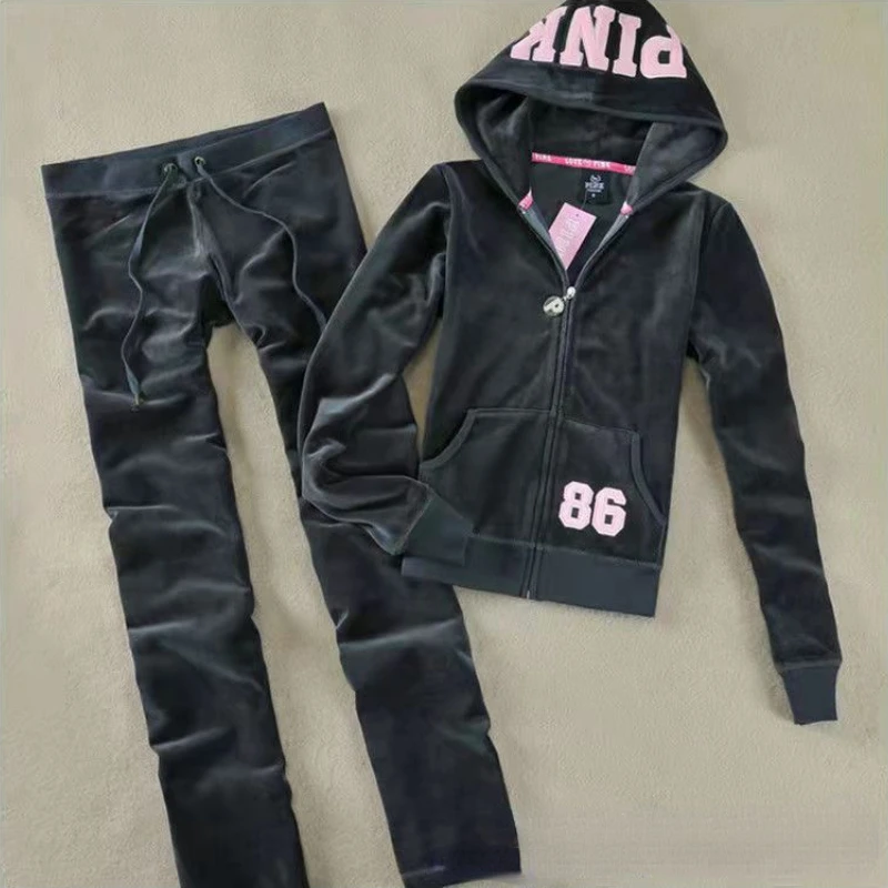 Рисунок 3 - Бархатный спортивный костюм HOUZHOU Y2k для женщин