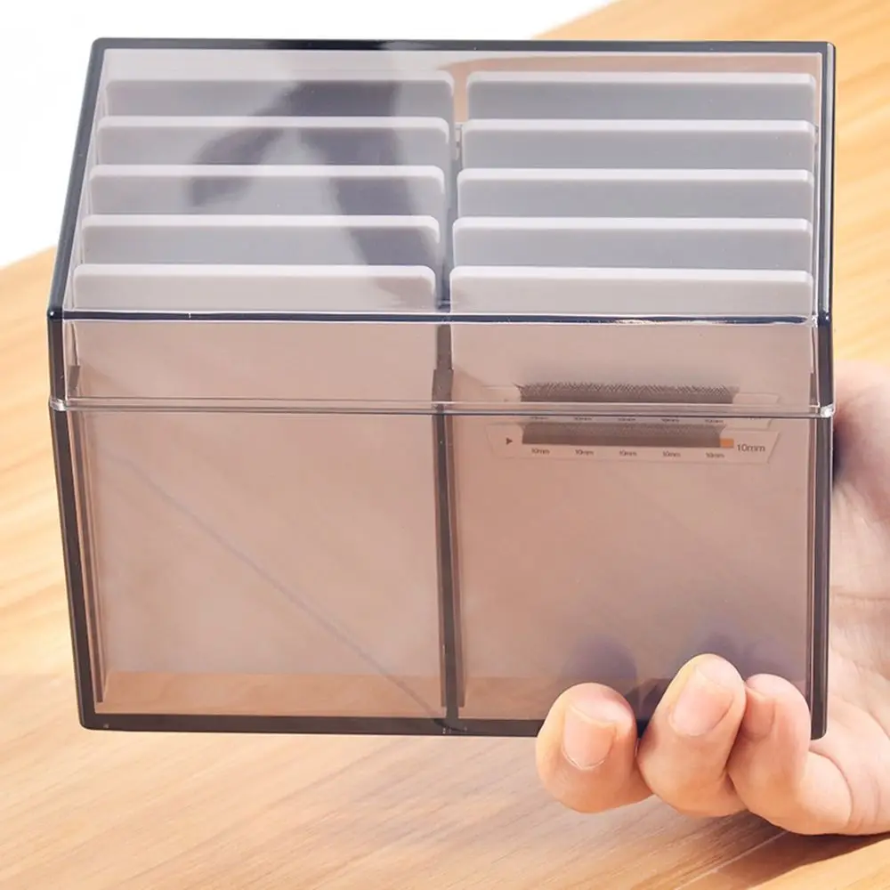 10-слойный акриловый ящик для хранения ресниц пылезащитный чехол пластины