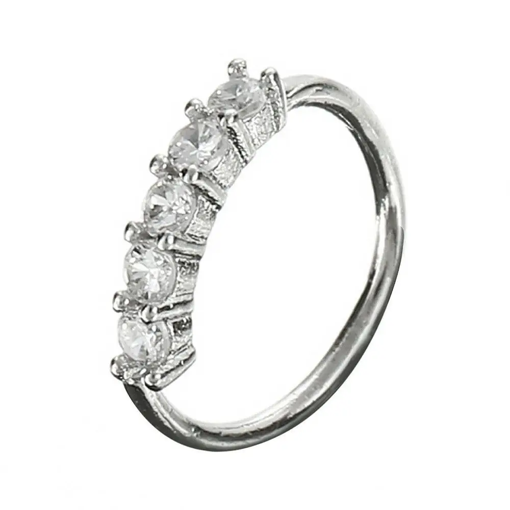 Хирургический обруч для ушей из нержавеющей стали кольцо хряща и губ модные