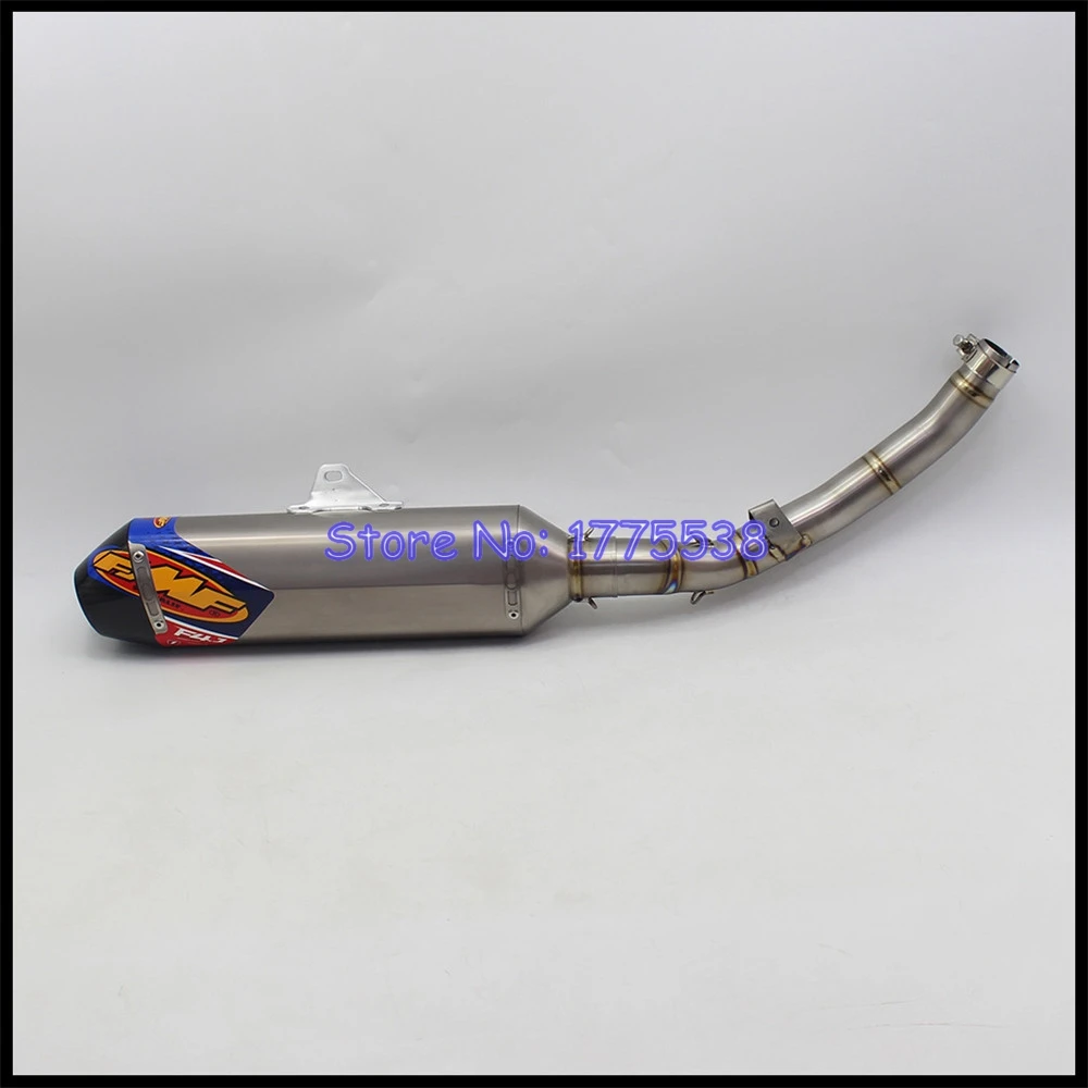Титановый сплав для Yamaha WR250X 2008-2011 выхлопная труба глушителя мотоцикла карбоновая
