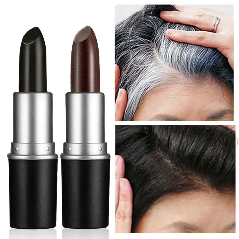 

Hair Dye Stick Temporary Cover Up White Hair Colour Dye One-Time Hair Dye Instant Gray Root Coverage Hair Color Modify Cream