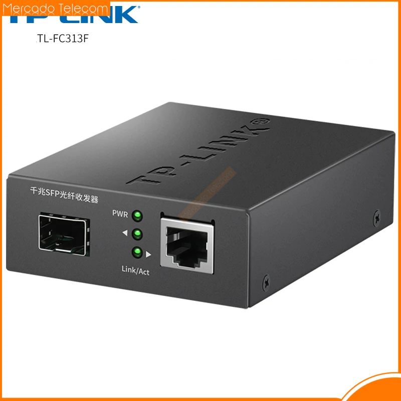 

TP-Link TL-FC313F Fiber media Converter to RJ45 Gigabit Media Converter SFP 100/1000M Ethernet Converter Transceiver
