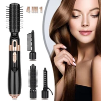 4 in 1 professional hair straightener electric heating hair straightening comb curling iron hair curler brush hair styling tools