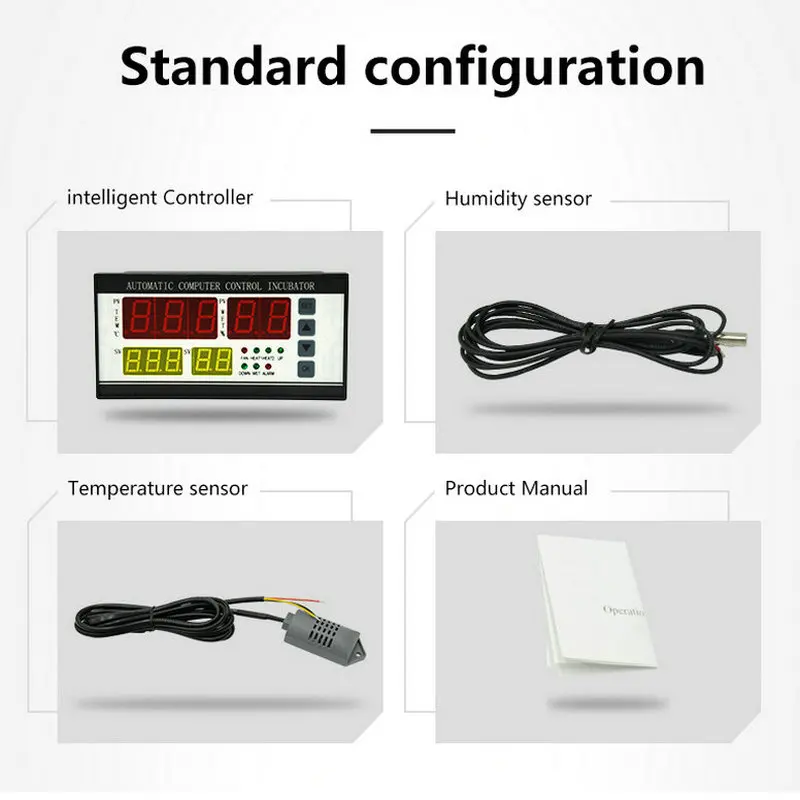 Цифровой контроллер инкубатора многофункциональный термостат с датчиком