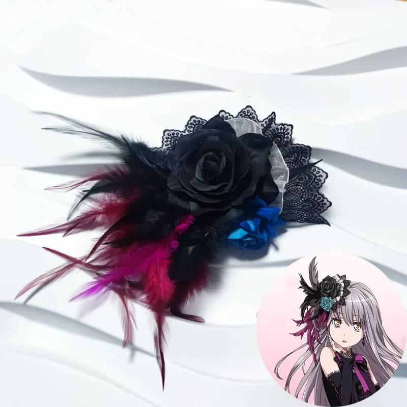 BanG Dream! Imai Lisa Косплей Головные уборы Заколка для волос Шпилька Аниме Хэллоуин