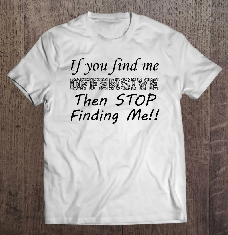 

Футболка мужская с принтом на заказ, Аниме Топ с надписью «If You Find Me нападения Then стоп меня»