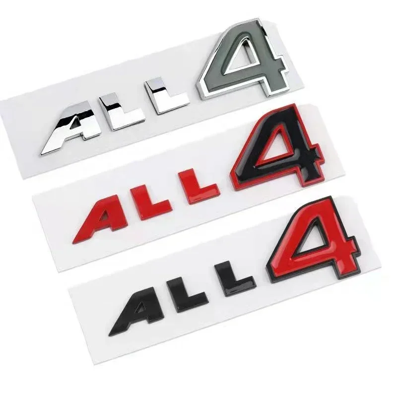 3D ABS логотип все 4 символа буквы наклейка значок на дверь автомобиля для