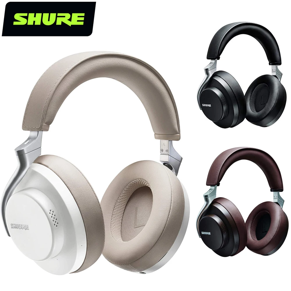 

Shure AONIC 50 Wireless Noise Cancelling Bluetooth Headphones Portable Audio Video Game Earphones Sport Headsets