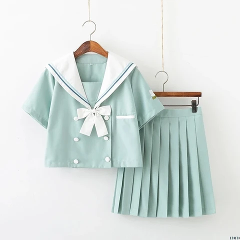 Униформа JK для студентов, японская школьная униформа, японская, Корейская женская униформа, Аниме костюм, плиссированная юбка, женские комплекты