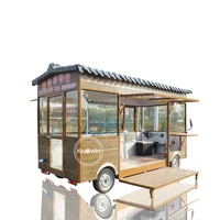 OEM Electric Gas Food Truck Europe Street Sale Tacos Coffee Kiosk Mobile Food Bus Ice Cream Van