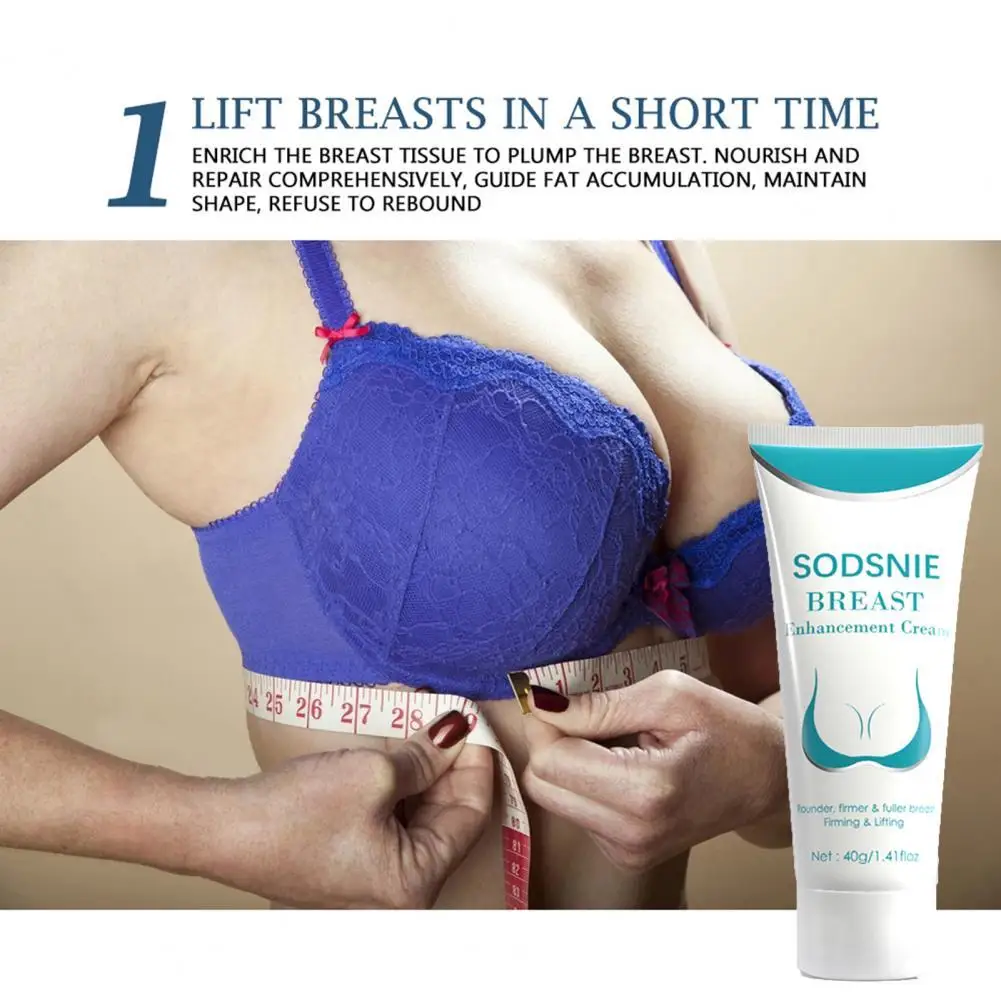 

Elastic Sexy 40g Breast Cream Quick Absorb Plump Lines Avoid Sagging Elasticity Breast Enlarge Enhancement Cream for Female