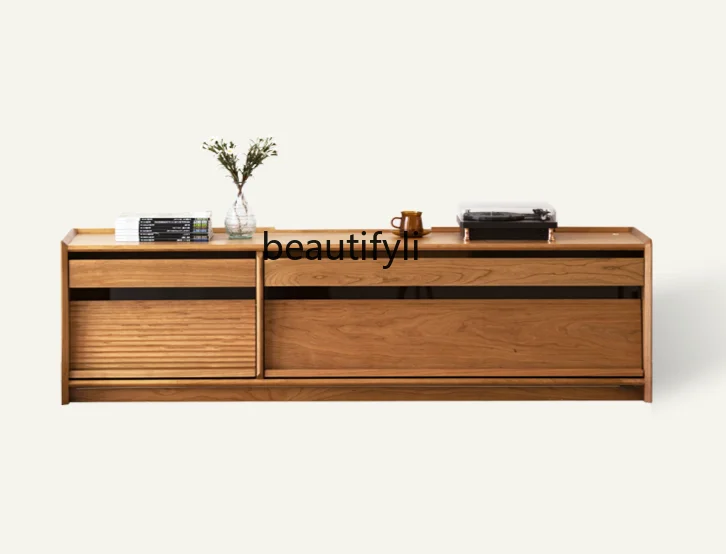 Шкаф для телевизора Streamer из массива дерева в скандинавском и японском стиле