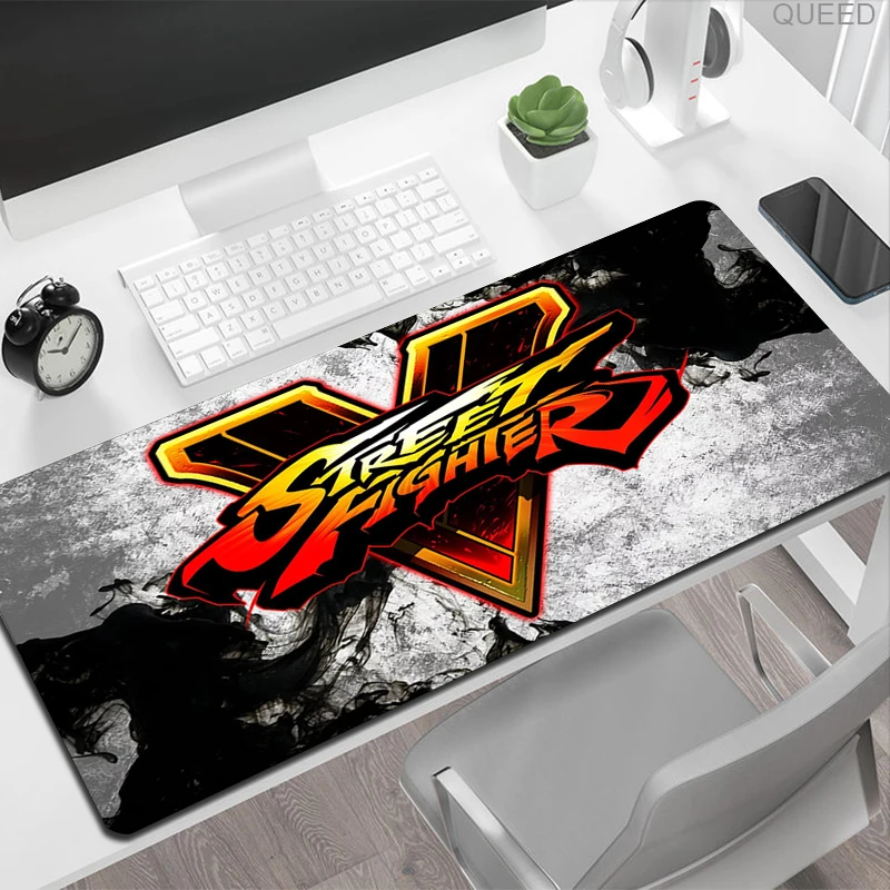 

S-Street Fighter Large Gaming Mouse Pad Computer Mousepad PC Gamer Mouse Mat Laptop Mouse Carpet Mausepad Keyboard Mat Desk Pad