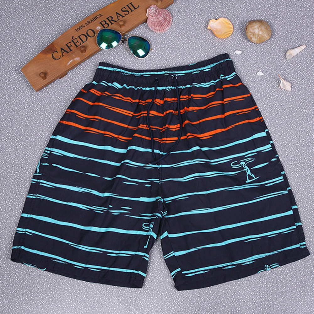 

Summer New Leisure Male Baggy Beachwear Swimming Trunks Men's Casual Color Printing Quick-drying Loose Five-point Loungewear