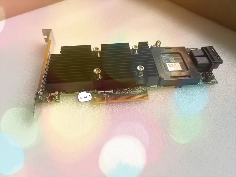 Фото Контроллер RAID Original H730 Perc 44GNF 044GNF PCI-E 1 ГБ кэш-памяти с батареей для DELL T630 T430 T330 T640 R740, карта RAID 12G SAS №1