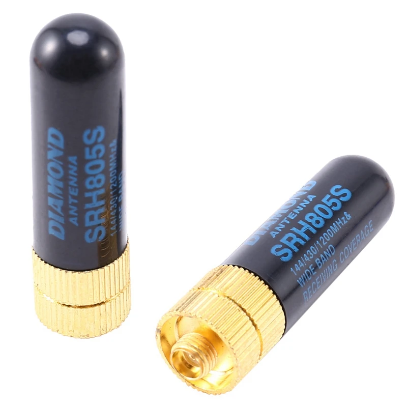 

15 шт./партия, Двухдиапазонные UHF + VHF SRH805S SMA женские антенны для Baofeng