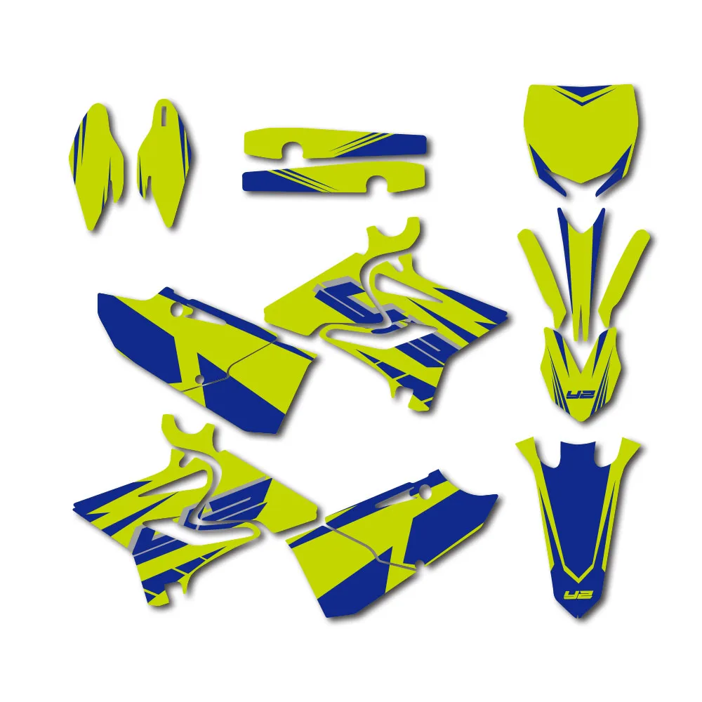 LUCKMOTO для YAMAHA YZ125 YZ250 125 YZ 2015 2016 2017 2018 2019 2020 2021 250YZ графические персонализированные