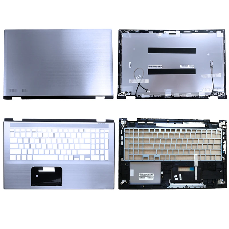 

Новинка для Toshiba P55W-C 13N0-2CA0R01 13N0-2CA0A01, задняя крышка ноутбука, ЖК-дисплей, Упор для рук, верхняя крышка, серебристый A C чехол