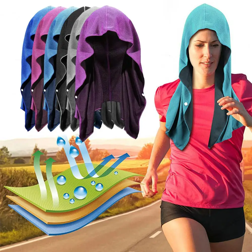 Sweat Absorption Extra Soft Sun Protection Quick Drying Sweat Towel Neck Wrap Sports Supplies