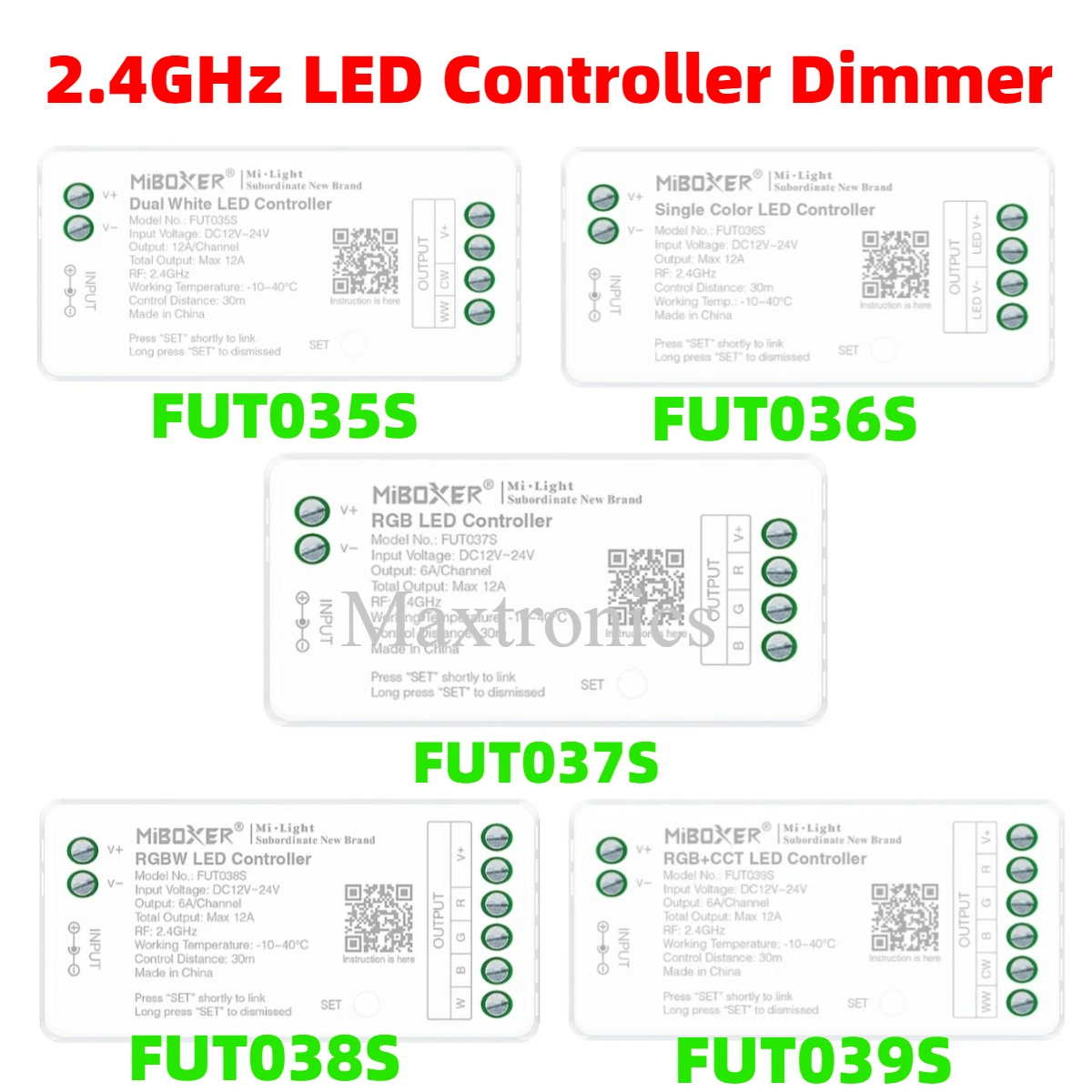 Светодиодный контроллер Miboxer 2 4 ГГц FUT035S FUT036S FUT037S FUT038S FUT039S Диммер для