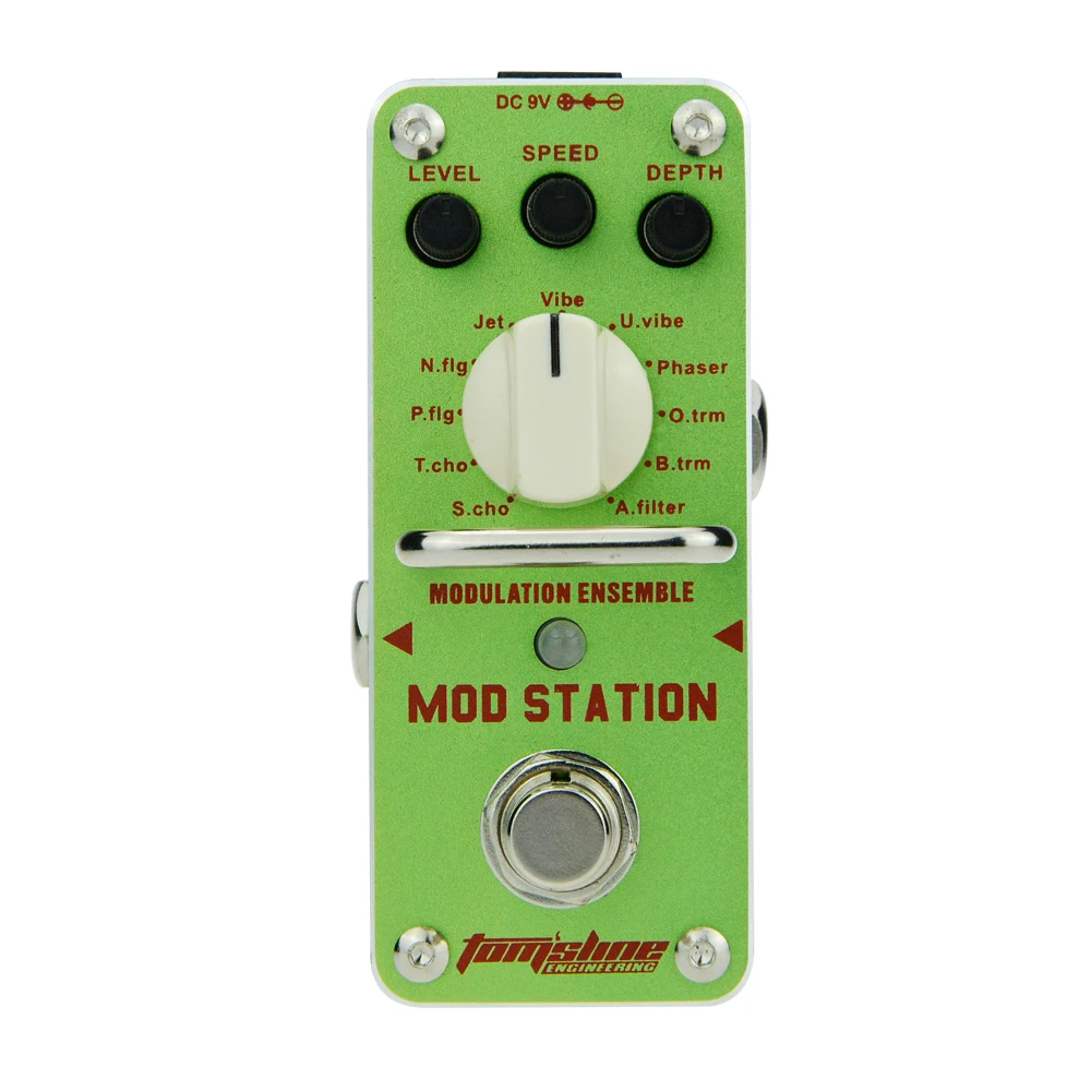 

AROMA Tom'sline AMS-3 Mini Single Effect Mod Station Modulation Ensemble Electric Guitar Effect Pedal with True Bypass