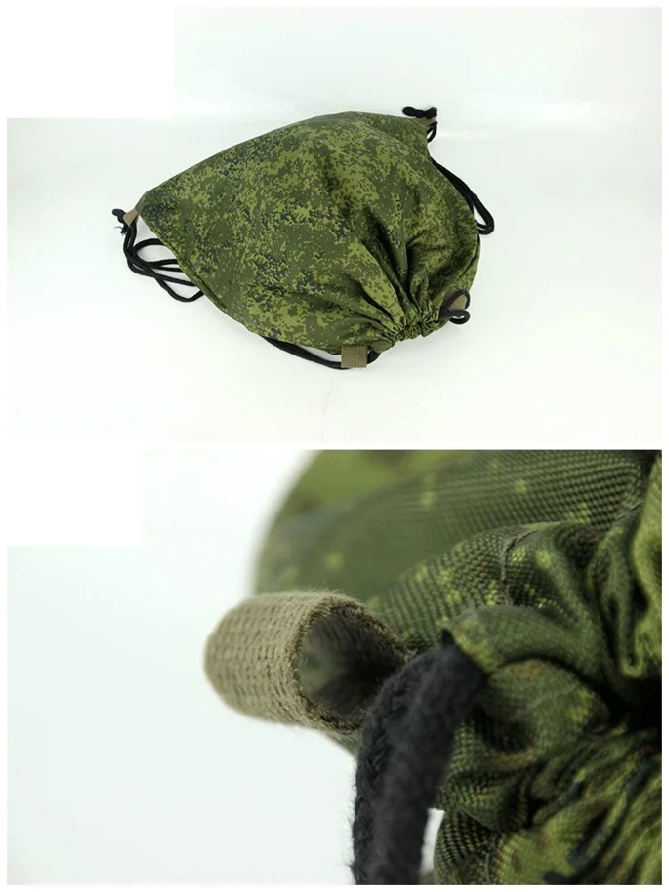 Russian Army Fan EMR Camouflage Light Tactical Backpack Waterproof Gunny Bag Sundries Helmet Bag