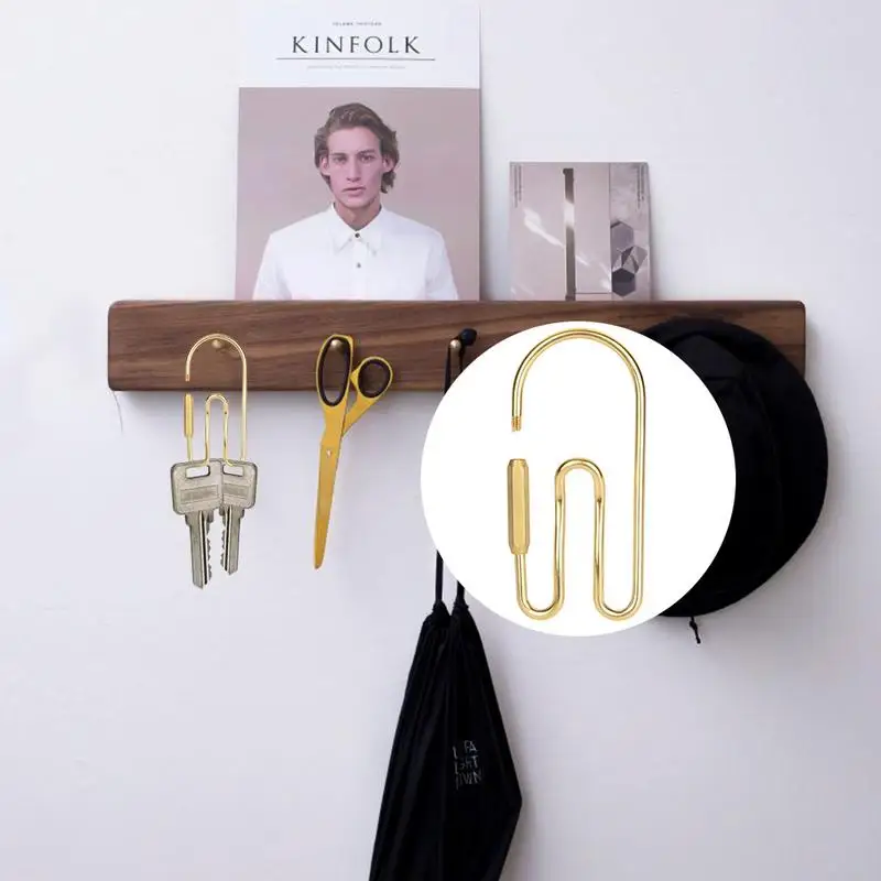 

Латунный брелок для автомобильных ключей, золотой брелок-органайзер для ключей, мужской ремень, кольцо для ключей