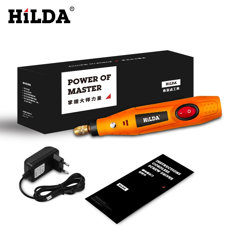 Hilda mini electric grinder micro electric grinding polishing pen crystal agate carving jade jade 12 v