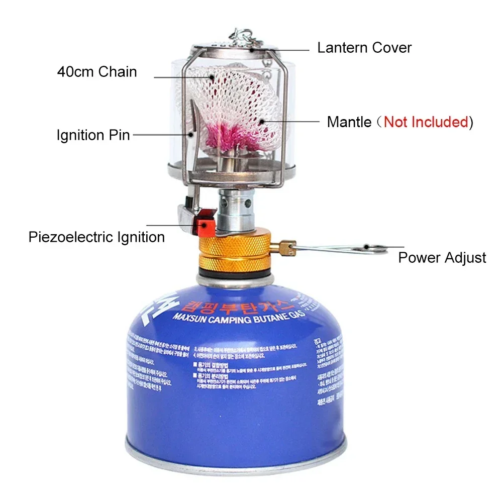 Газовая лампа POTEAX уличный фонарь для кемпинга палатки мини-портативная газовая