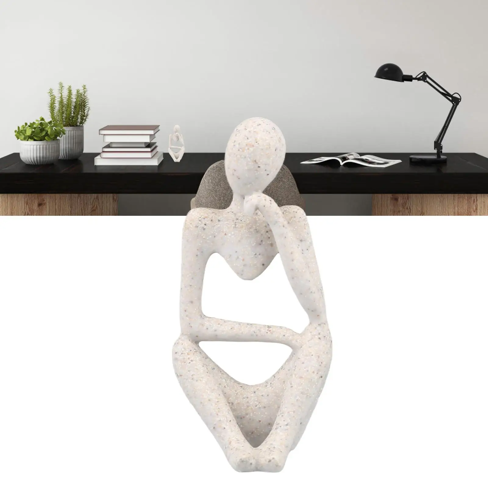 Абстрактная статуя истончика из смолы для гостиной и офиса