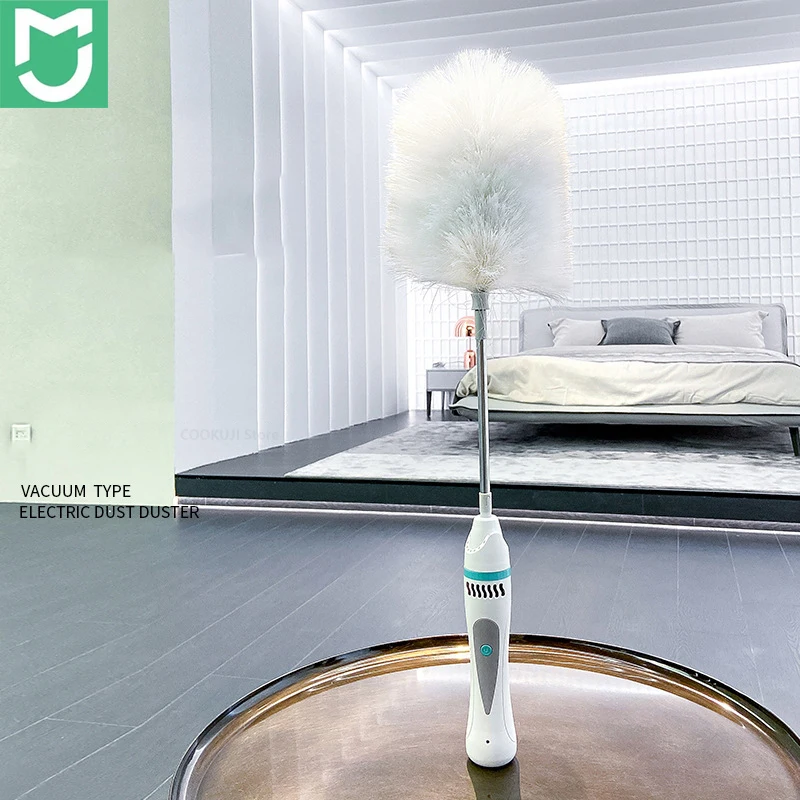 

MIJIA Electric Feather Duster Handheld Dust Clean Brush Removal Duster for Home Furniture Computer Cleaner USB Charging