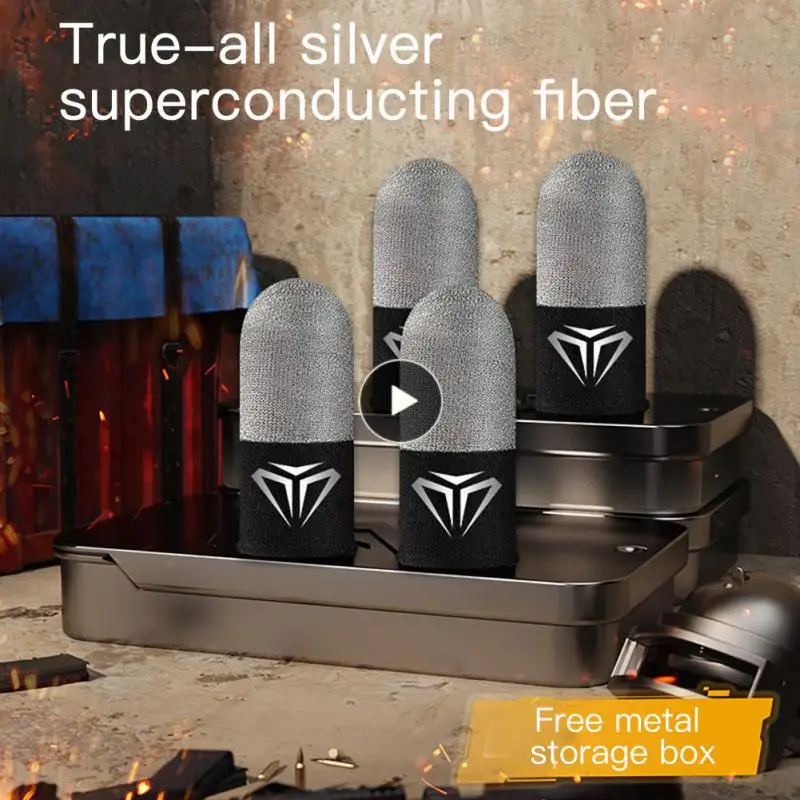 

Finger Thumb Sleeve Gloves Sensitive Breathable Game Controller Sweatproof Touch Screen Finger Sleeves Gaming Accessories