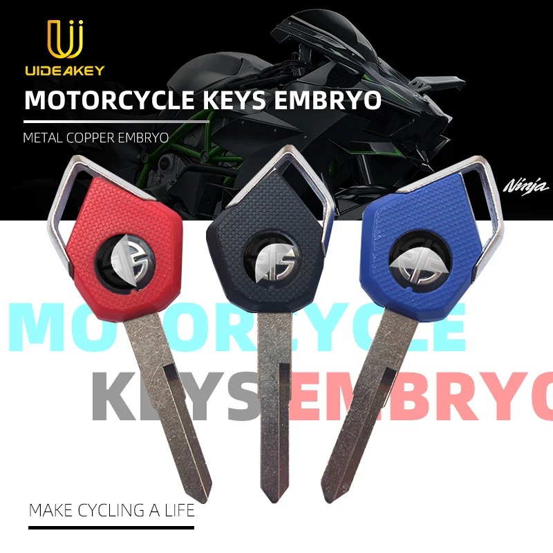 

For Kawasaki ZX-10R ZX-14R ZX-6R ZX-12R H2 H2R Z1000 Motorcycle Accessories Motor Parts Embryo Blank Key