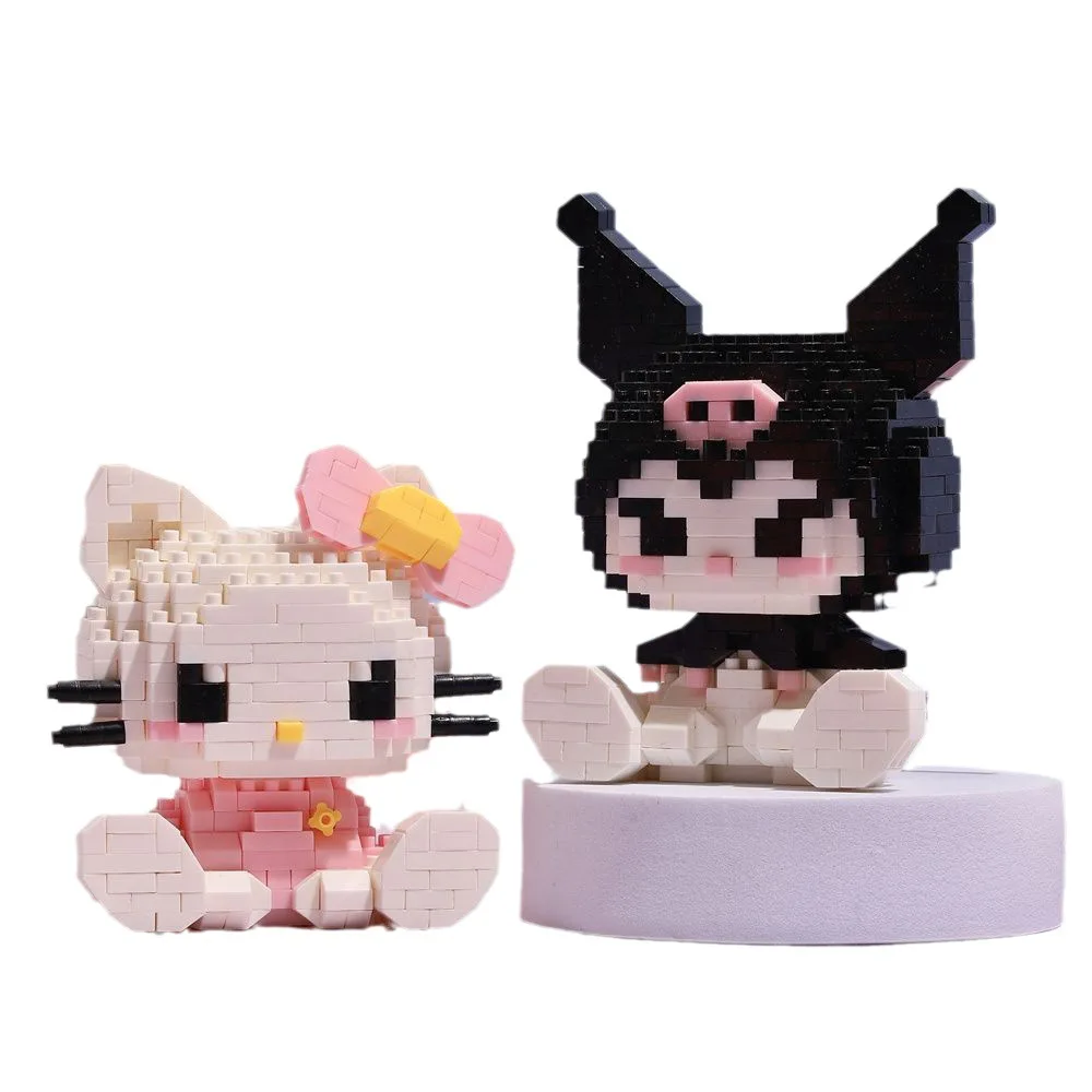 Новые мелкие сборные строительные блоки Kulomi Yuguigou Meileti 3 dstereoскопические Детские