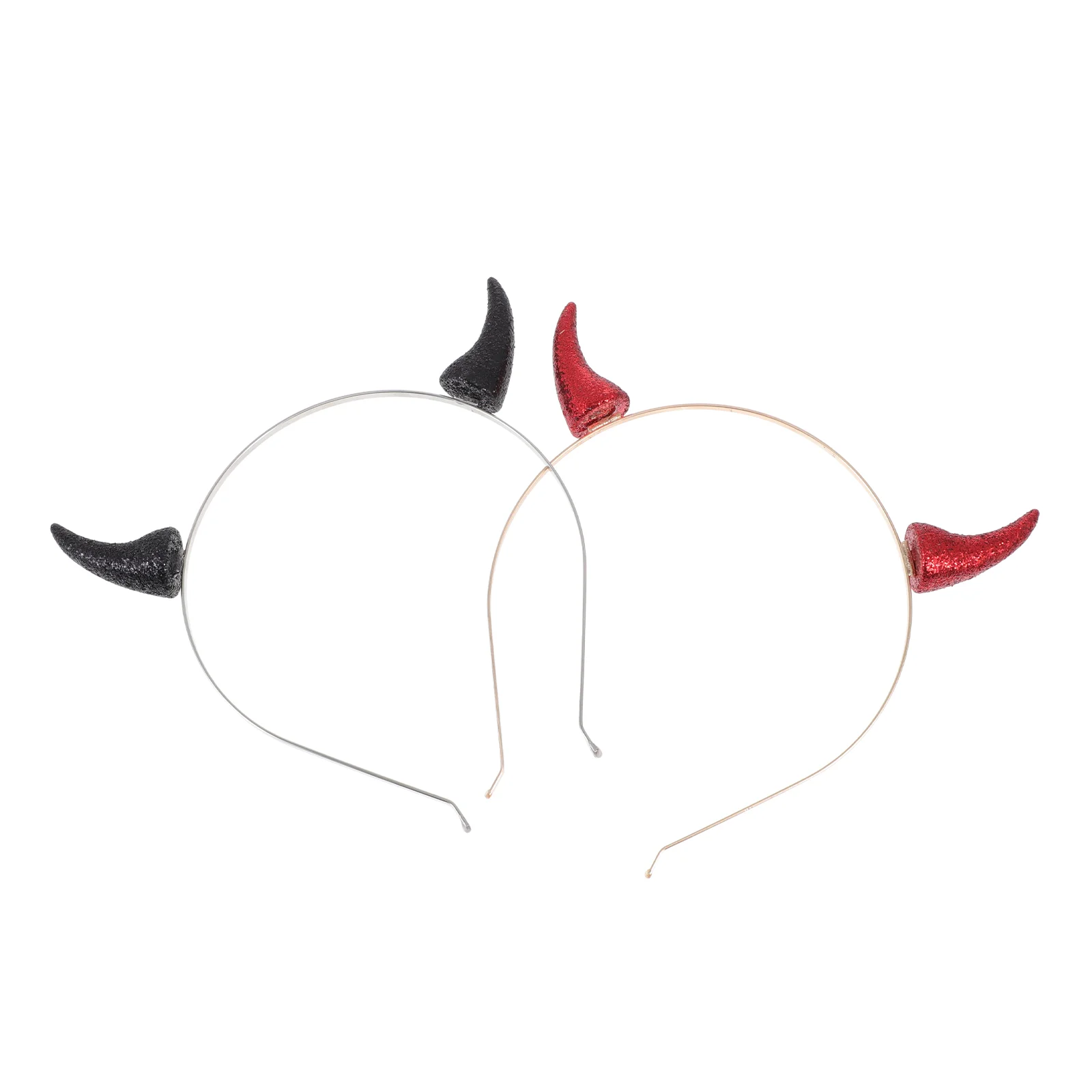 

2 шт Хэллоуин ободок с рогом головной убор опора для женщин дамы ободки для волос вечерние рога костюм головной убор