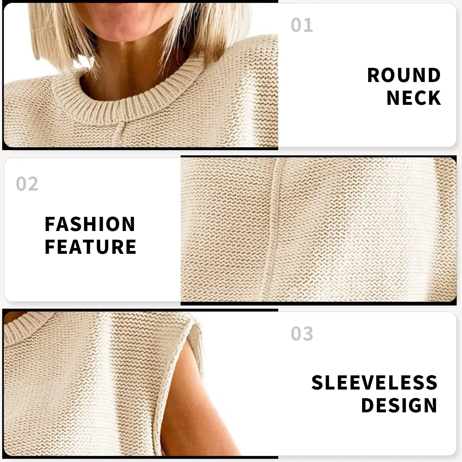 Женский Однотонный Свитер ZHUANQING Повседневный Вязаный Пуловер С Круглым Вырезом И