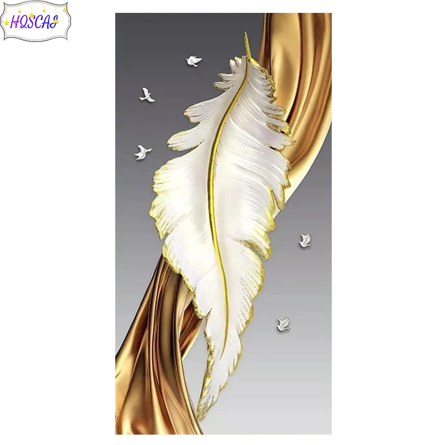 New 5d diy AB Diamond Painting Feather bird Full Square/round DIY Diamond Embroidery Rhinestones Mosaic Cross Stitch Home Decor