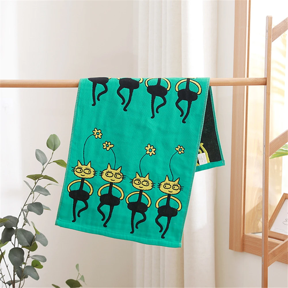 

Three-layer Cotton Gauze Children Adults Hand Face Towel 35x75 cm 20 Colors