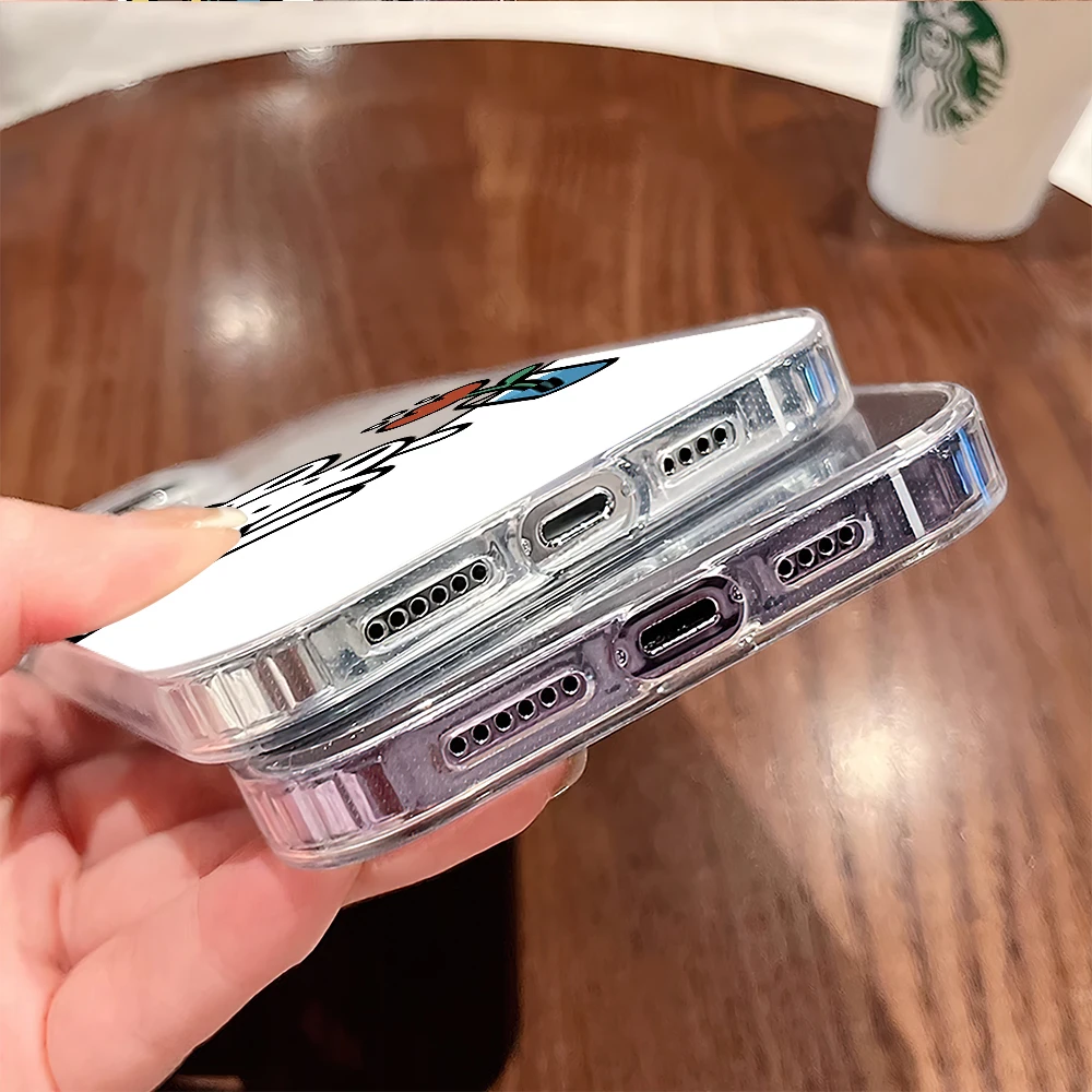 M-Matsui Art Dog Transparent Soft Shell For iPhone Plus 11 13 12 14 15 16 Pro XS Max