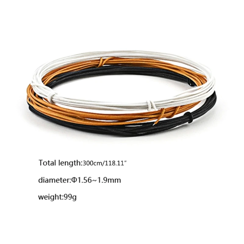 Гитарный провод покрытый тканью предварительно луженый 10 футов винтажный