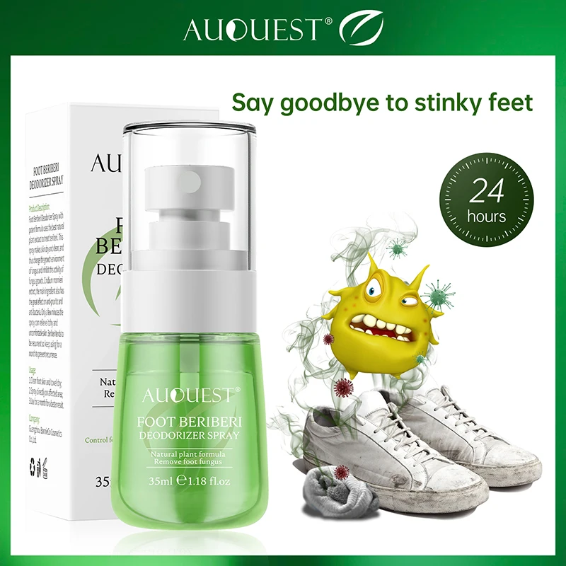 

AUQUEST Foot Fungus Spray Athlete's Foot Treatment Remove Beriberi Anti-Infection Feet Care