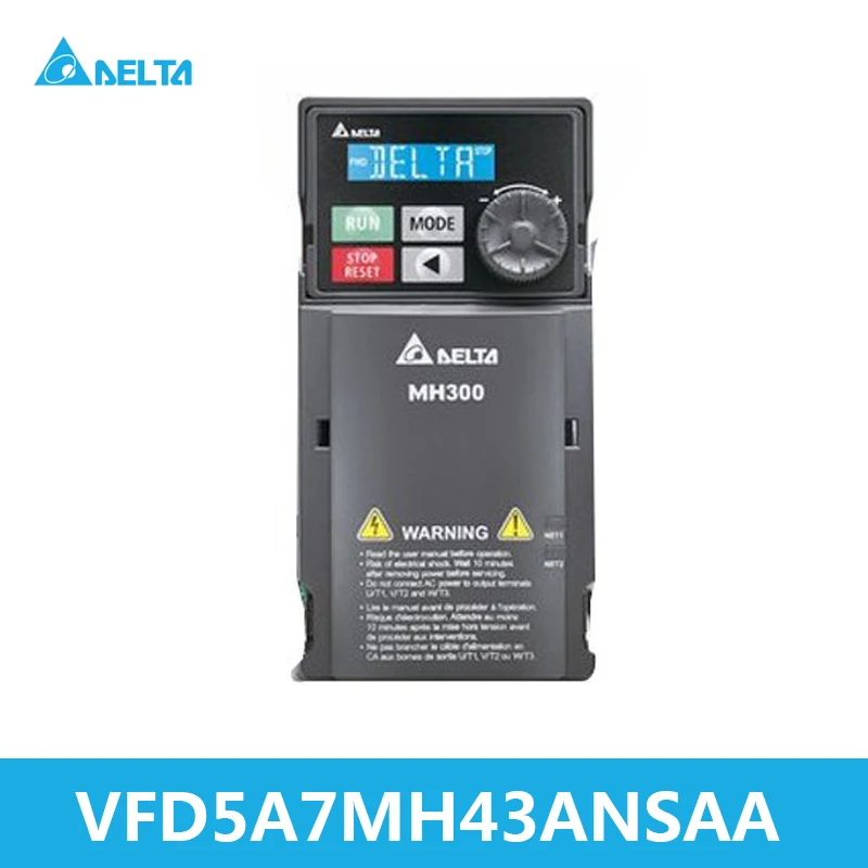 

VFD5A7MH43ANSAA New Delta VFD MH300 Series 3 Phase 2.2KW 380V Frequency Converter Variable Speed AC Motor Drives Inverter