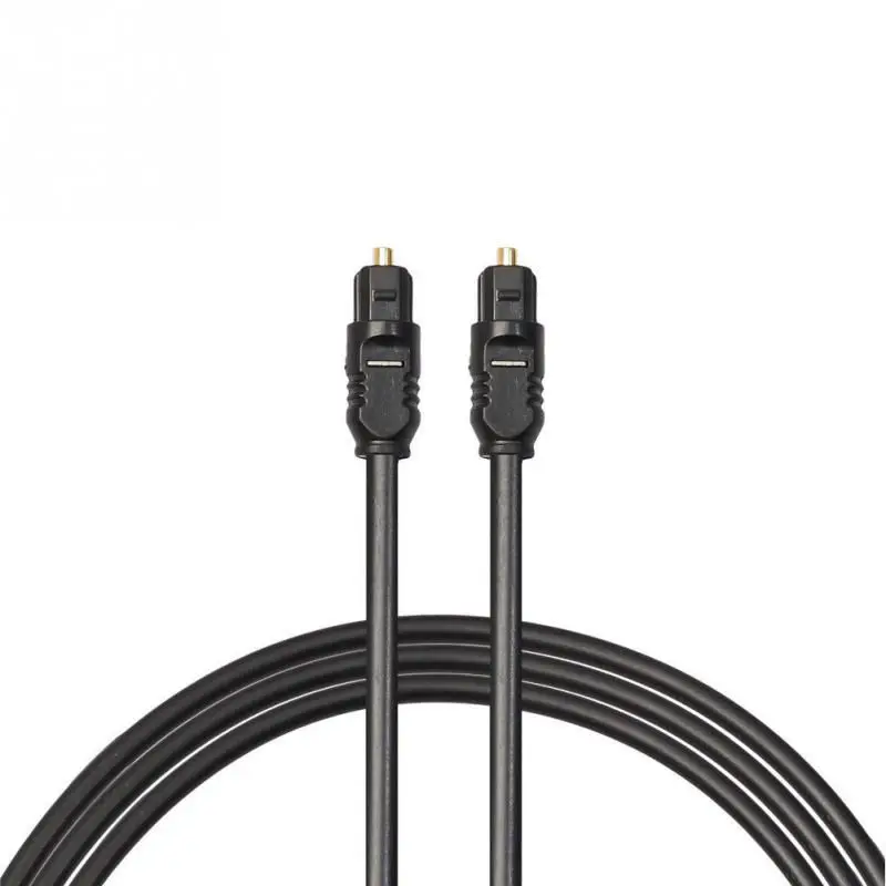 Digital Fiber Optical Optic Audio Cable SPDIF MD DVD TosLink Lead Cord Connect to DVD CD Mini Disc TOSLink Connectors