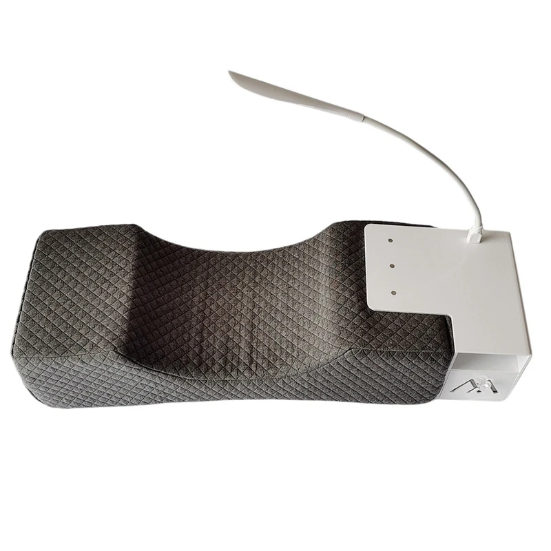 Eyelash Extension Pillow With USB Lash Light Memory Foam&Shelf Integrated Grafting Eyelash Extension Pillow Makeup Tool